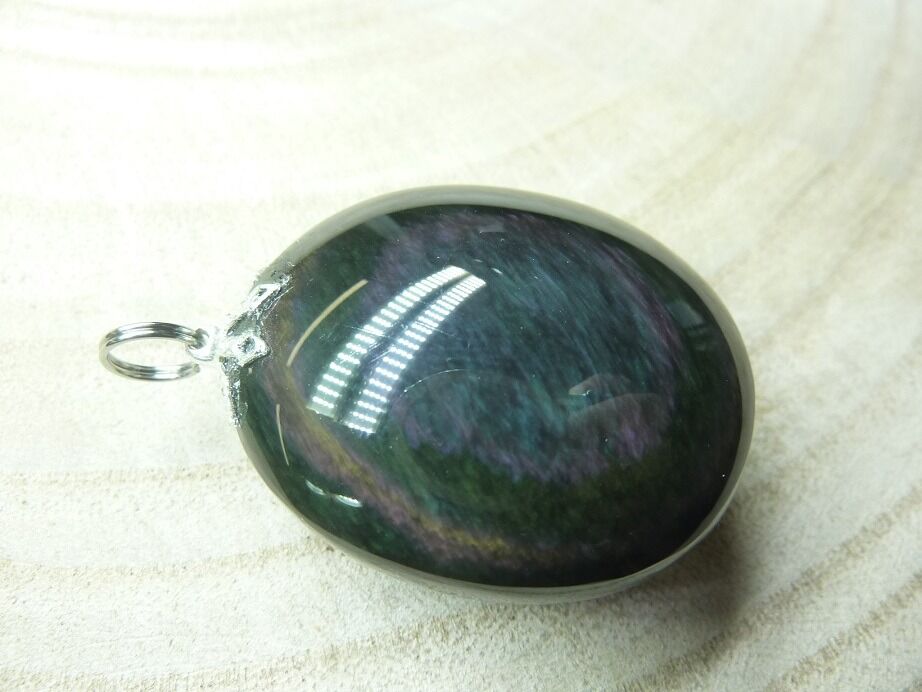 Pendentif Obsidienne mentogochol rare ref 0726