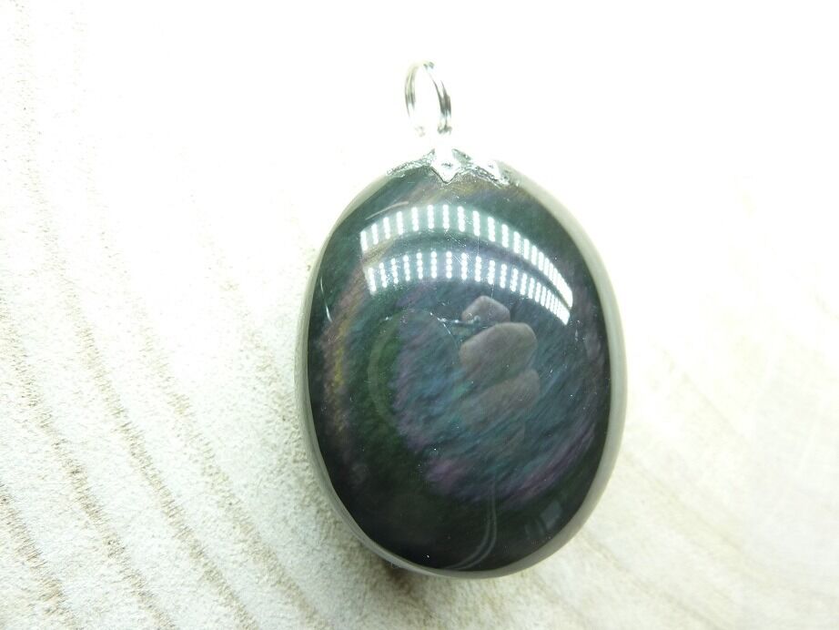 Pendentif Obsidienne mentogochol rare ref 0726