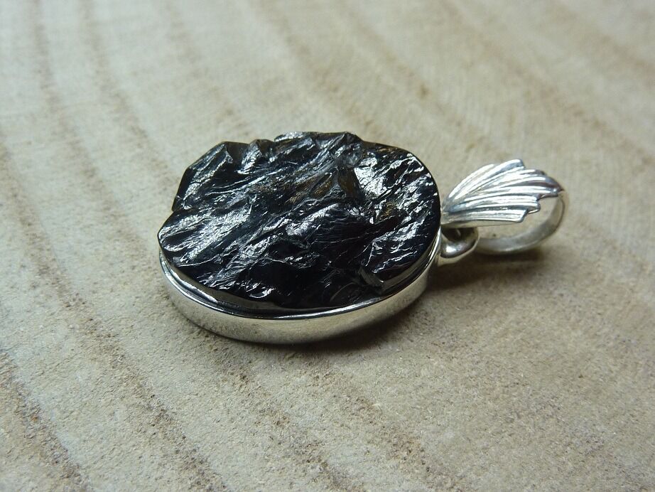 Pendentif Shungite monture en argent 925 ref 1612
