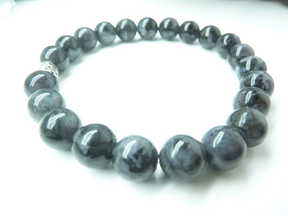 Bracelet Gabbro - Perles rondes 8 mm