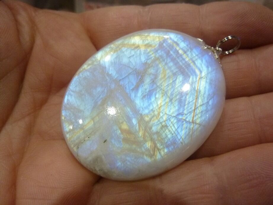 Pendentif Pierre de lune ref 0312