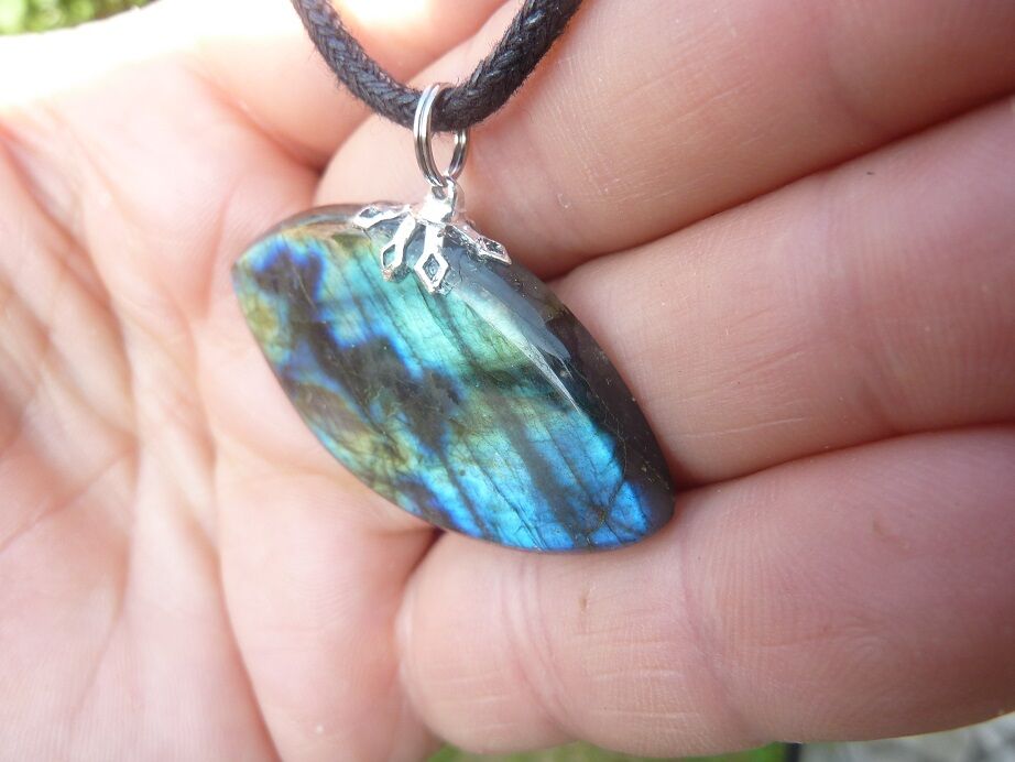 Collier pendentif Labradorite GG AR2