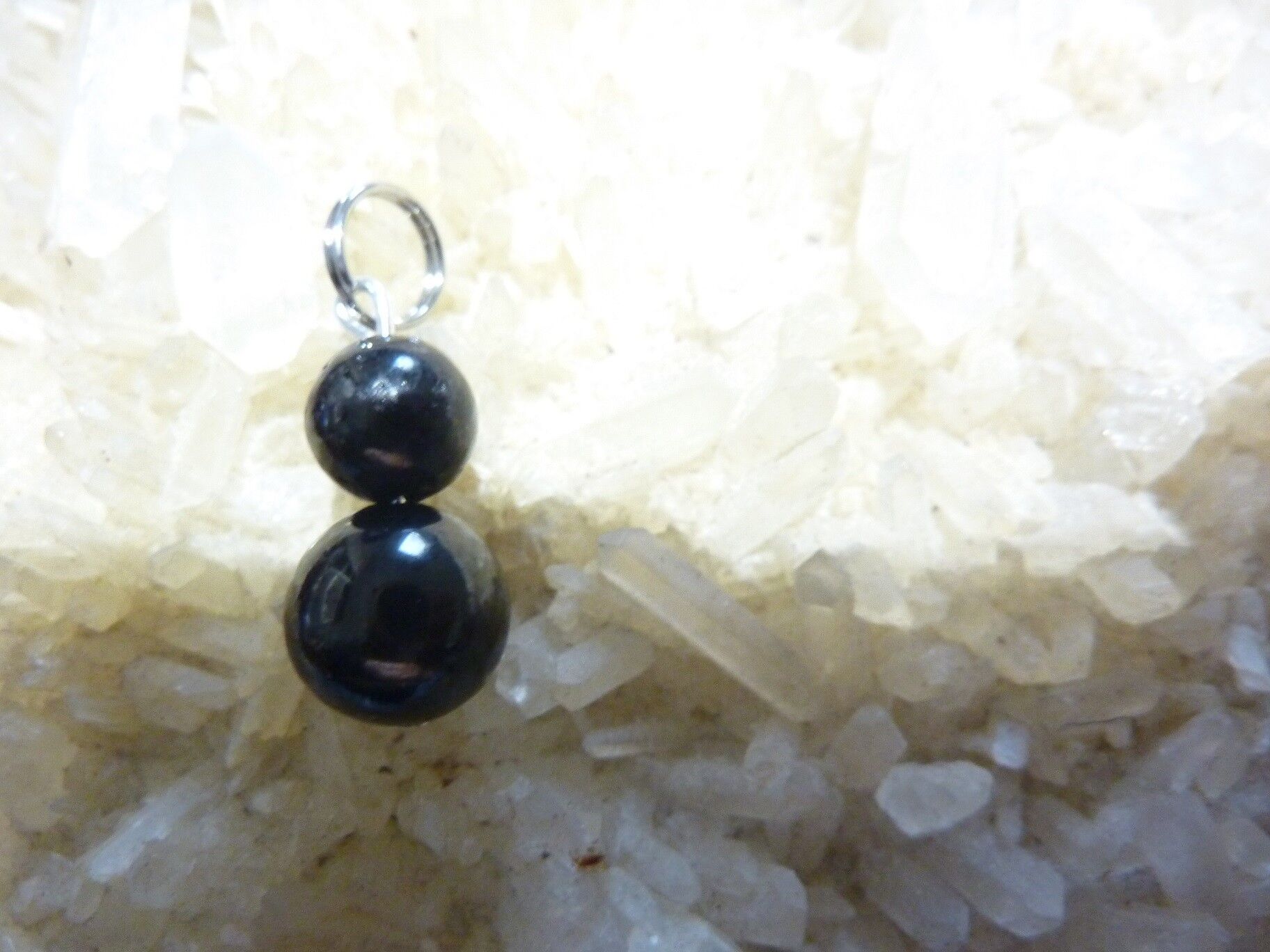 Pendentif Jais Charbon fossile