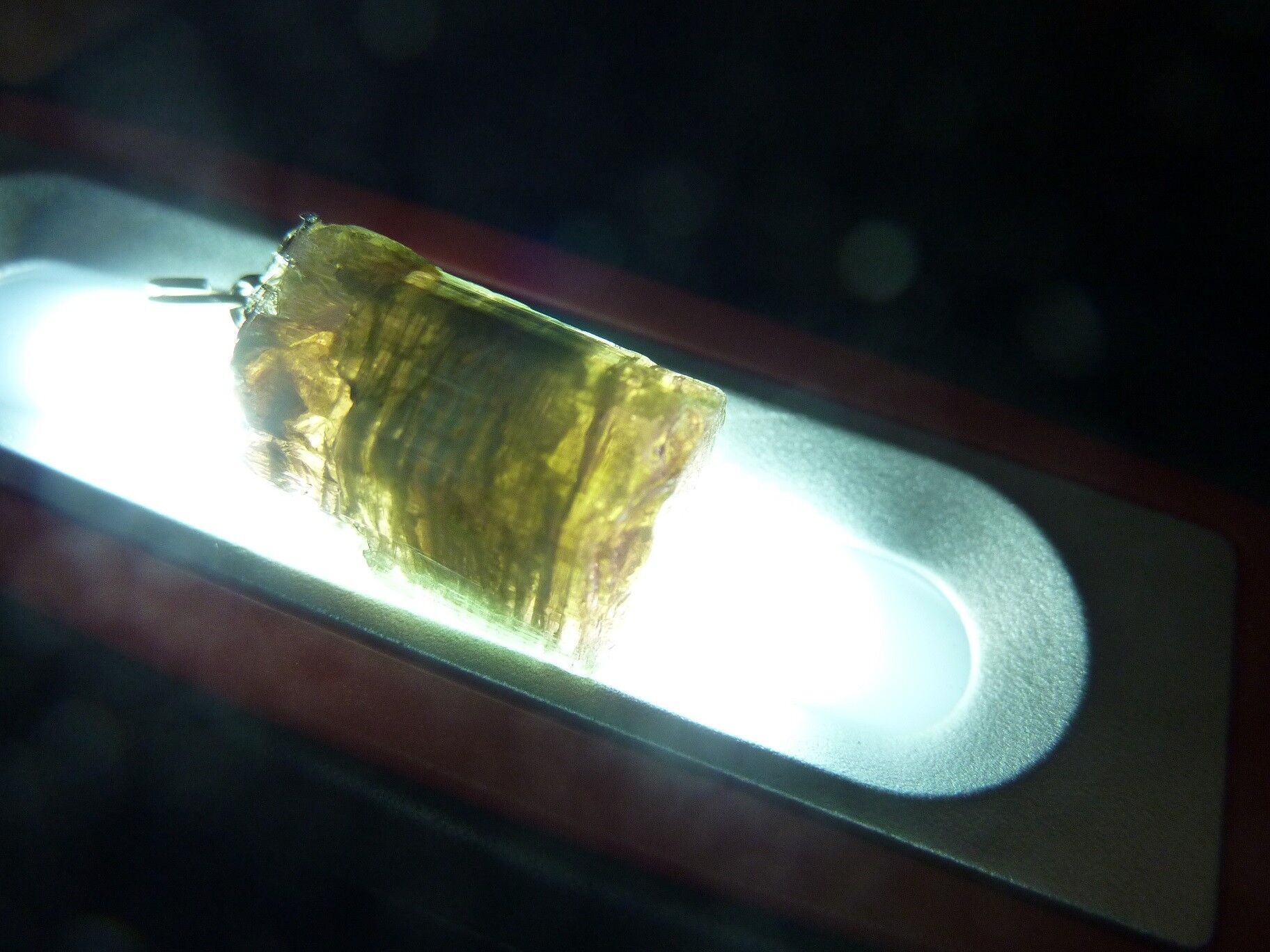 Pendentif Tourmaline melon d'eau très rare ! ref 7845 – Image 4