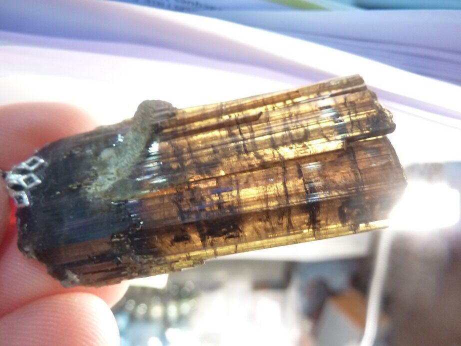 Pendentif Sphène ( Titanite) très rare ref 1204