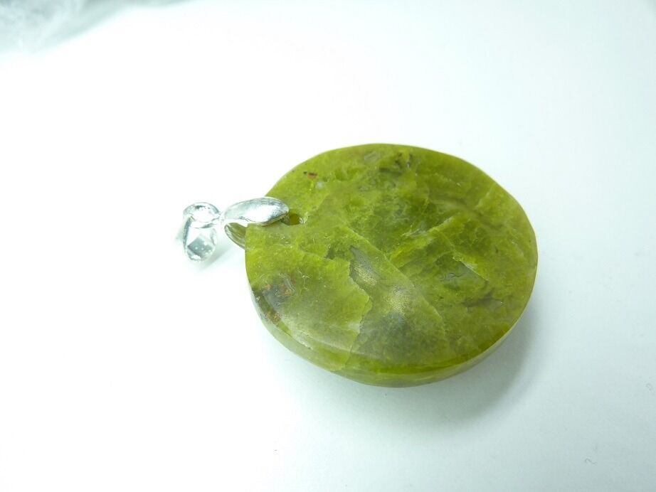 Pendentif Opale verte ref 2609