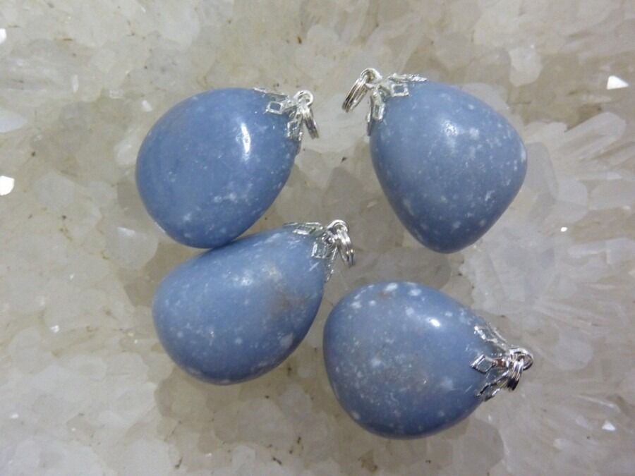 PENDENTIF ANGELITE (Anhydrite) 2-2.5 cm