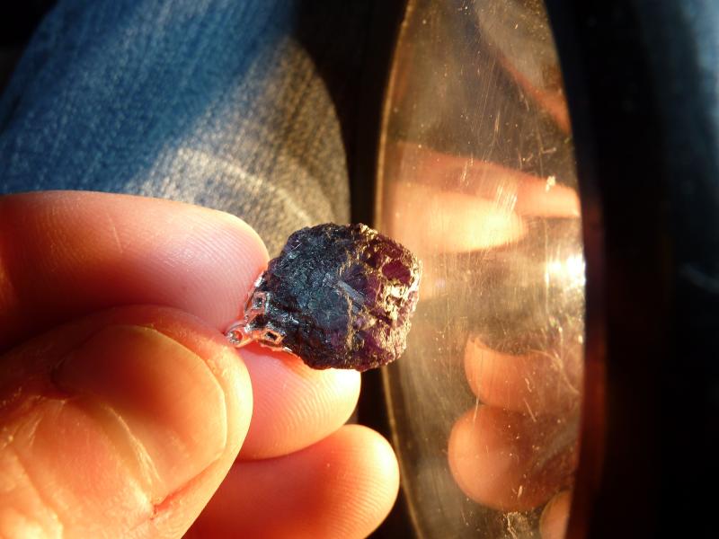 Pendentif Alexandrite Chrysobéryl brut 7 GR 35 carats Ultra Rare Collection Piece de musée ref 345