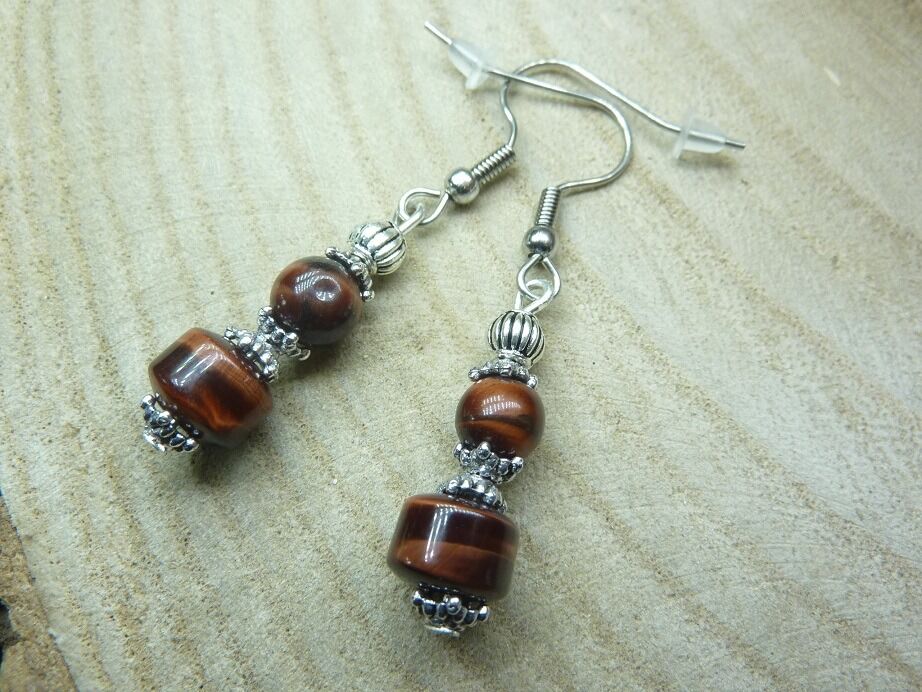 Boucles d'oreilles Oeil de taureau