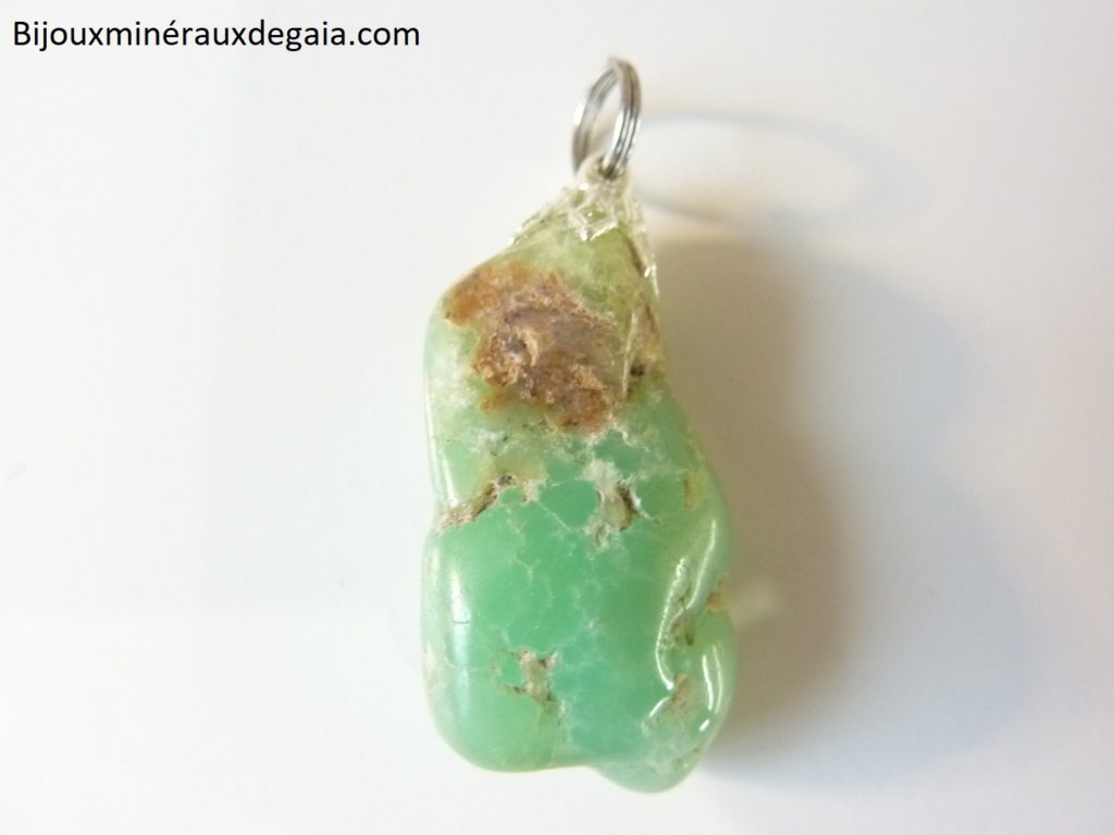 PENDENTIF CHRYSOPRASE Ref 7817