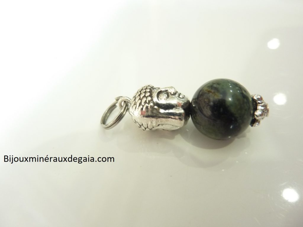 PENDENTIF JASPE KAMBAMBA BOUDDHA