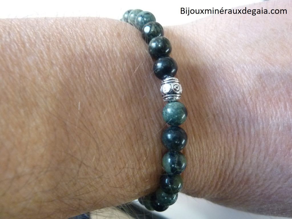 Bracelet Jaspe Kambamba-Perles rondes 6 mm