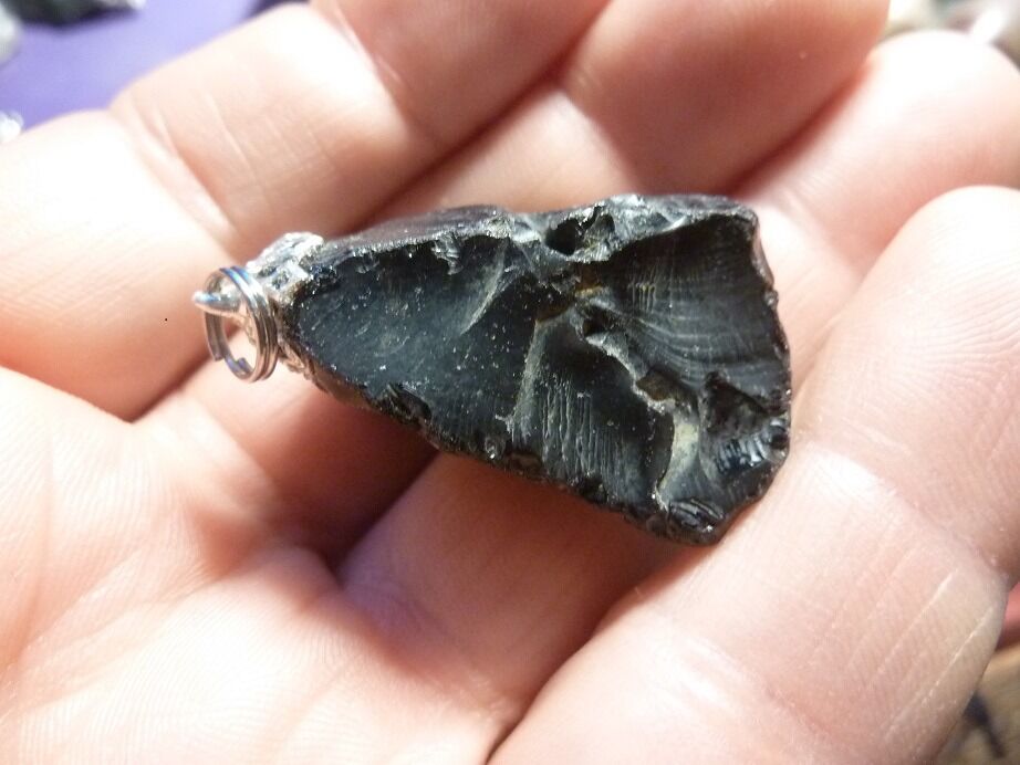 Pendentif Spinelle noir 25,5 gr ultra rare ref 1872