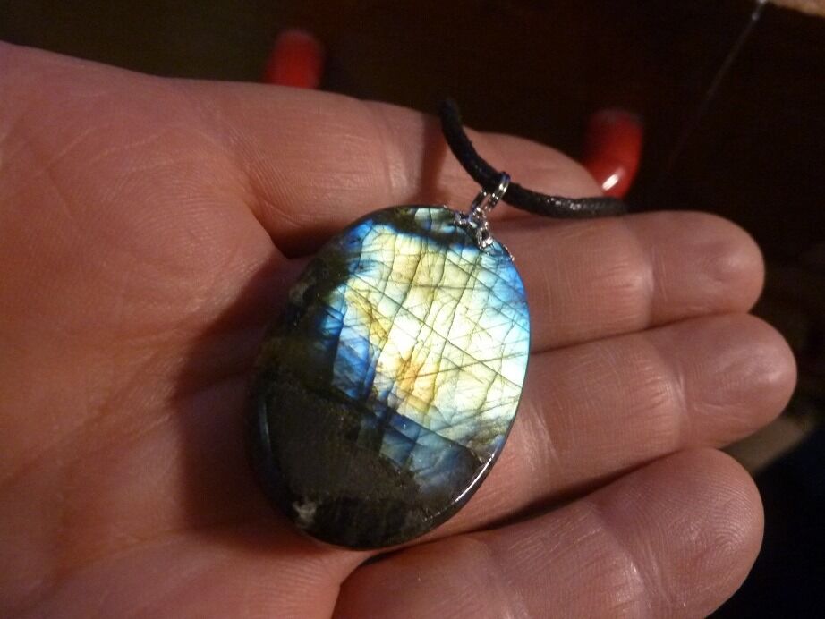 Collier pendentif Labradorite ref 1812
