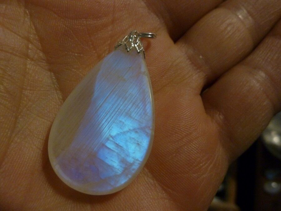 PENDENTIF PIERRE DE LUNE GEMME 51.5 cts AAA+ ref 0096 – Image 2