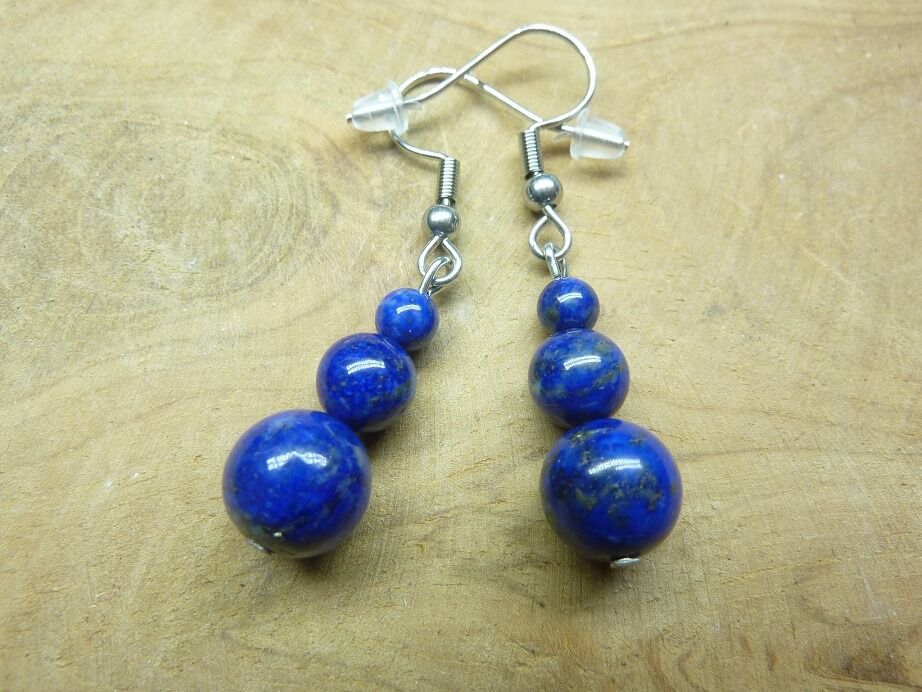 Boucles d'oreilles lapis lazuli