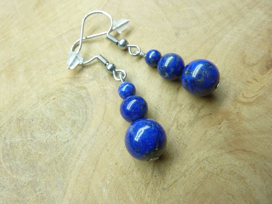 Boucles d'oreilles lapis lazuli