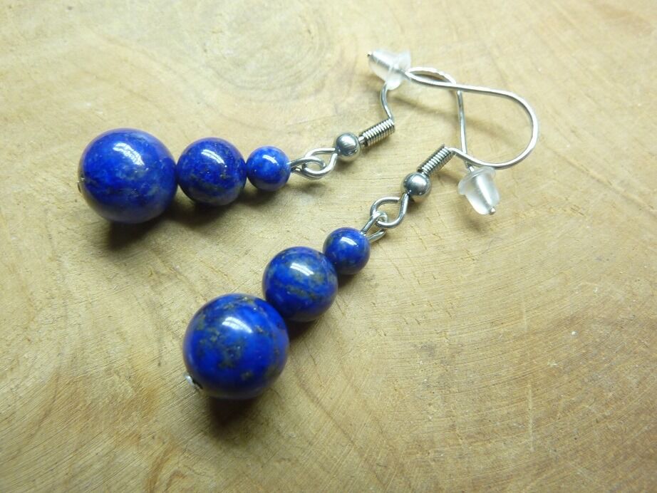 Boucles d'oreilles lapis lazuli