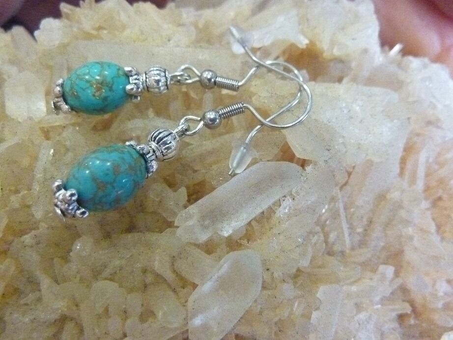 BOUCLES D'OREILLES TURQUOISE