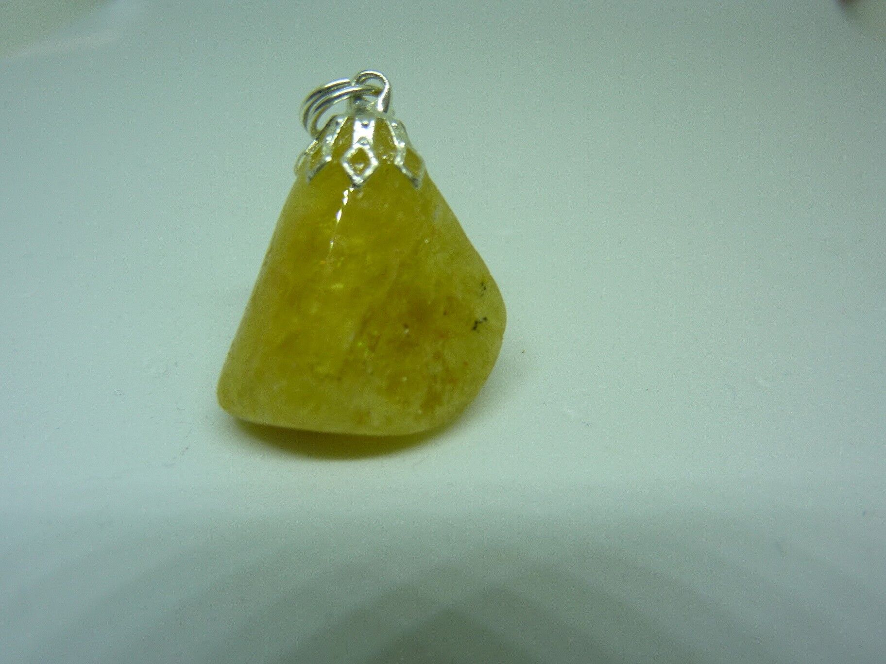 PENDENTIF HELIODORE GEMME +PUISSANT QUE LA CITRINE! ref 3027 – Image 2