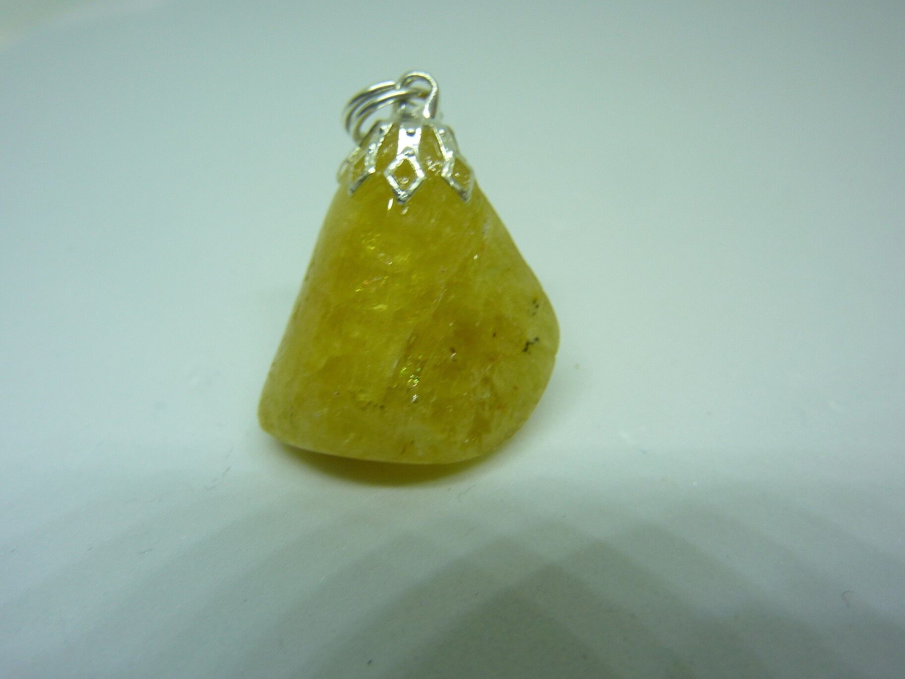 PENDENTIF HELIODORE GEMME +PUISSANT QUE LA CITRINE! ref 3027 – Image 3
