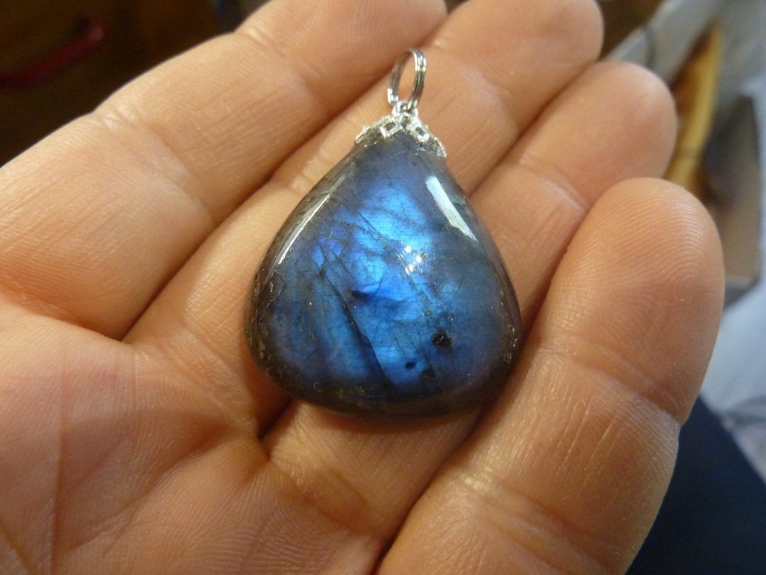 PENDENTIF PROTECTION LABRADORITE REF 7676 – Image 2