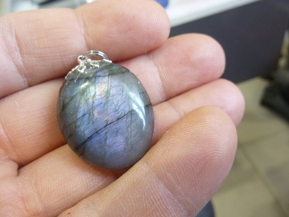 Pendentif Labradorite réf 1217