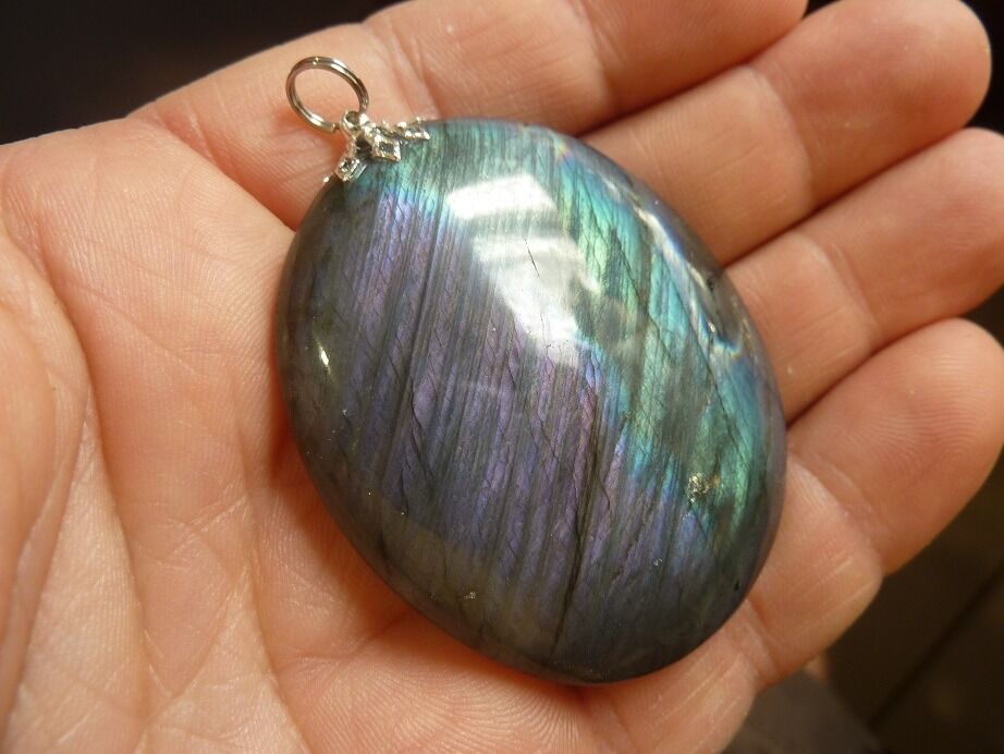 Pendentif Labradorite violet 46,1 g réf 2807