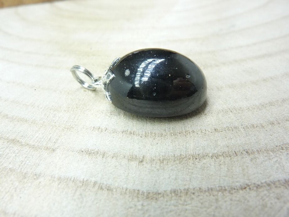 Pendentif Spinelle noir ref 0104