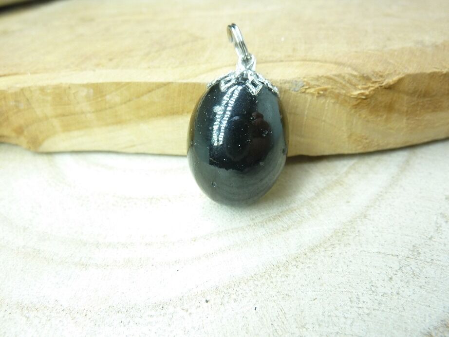 Pendentif Spinelle noir ref 0104