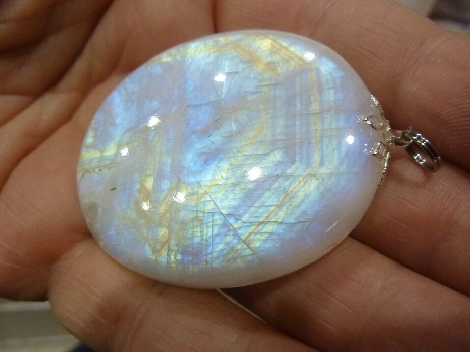 Pendentif Pierre de lune ref 0312