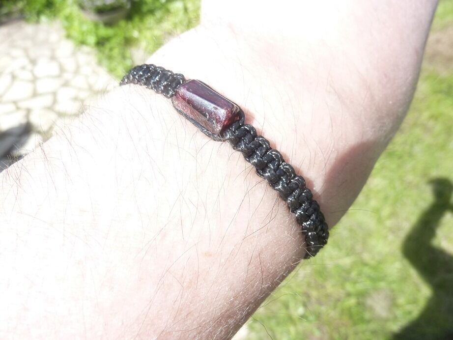 Bracelet Grenat réglable