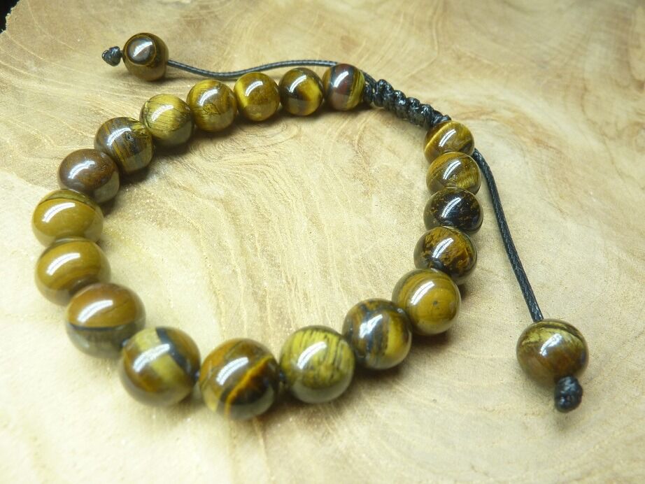 Bracelet Oeil de tigre réglable