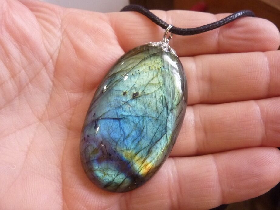 Collier pendentif Labradorite ref 751