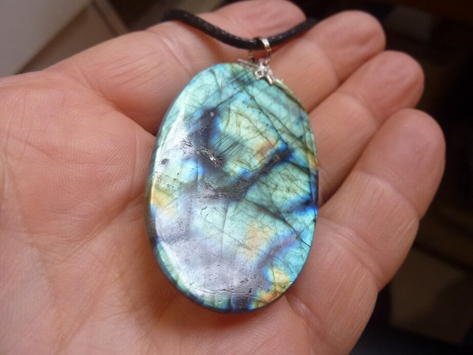 Collier pendentif Labradorite ref 751