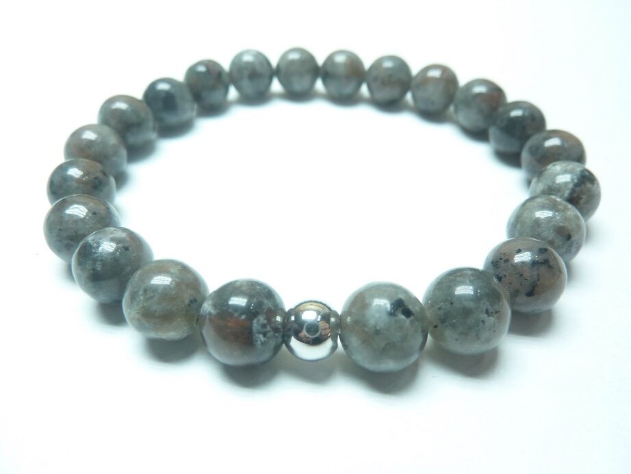 Bracelet Yooperlite – perles rondes de 8 mm