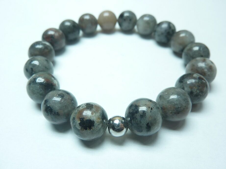 Bracelet Yooperlite – perles rondes de 10 mm