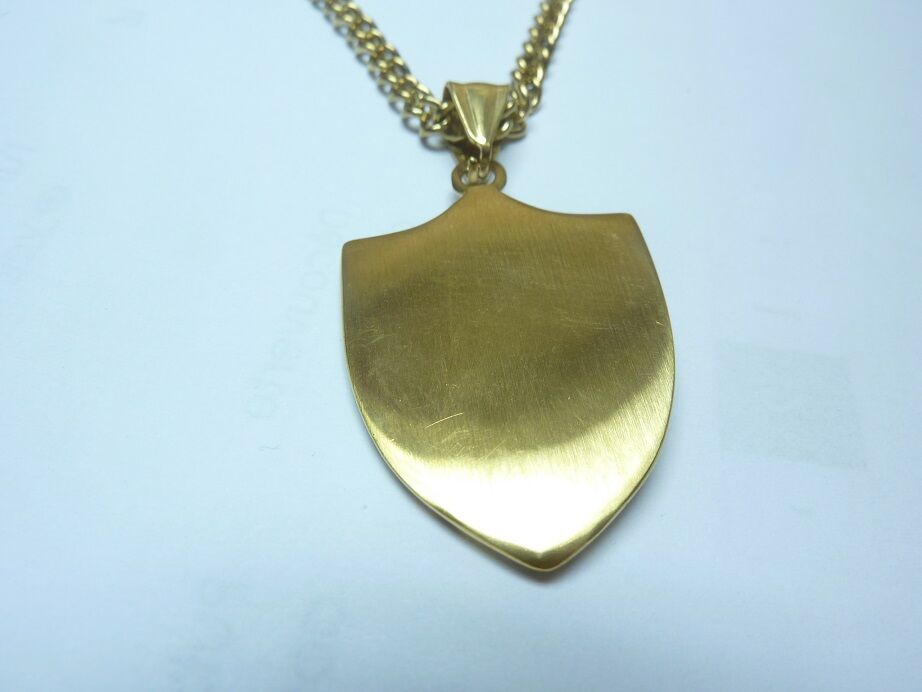 Collier pendentif protection Archange Michael st Michel ref or