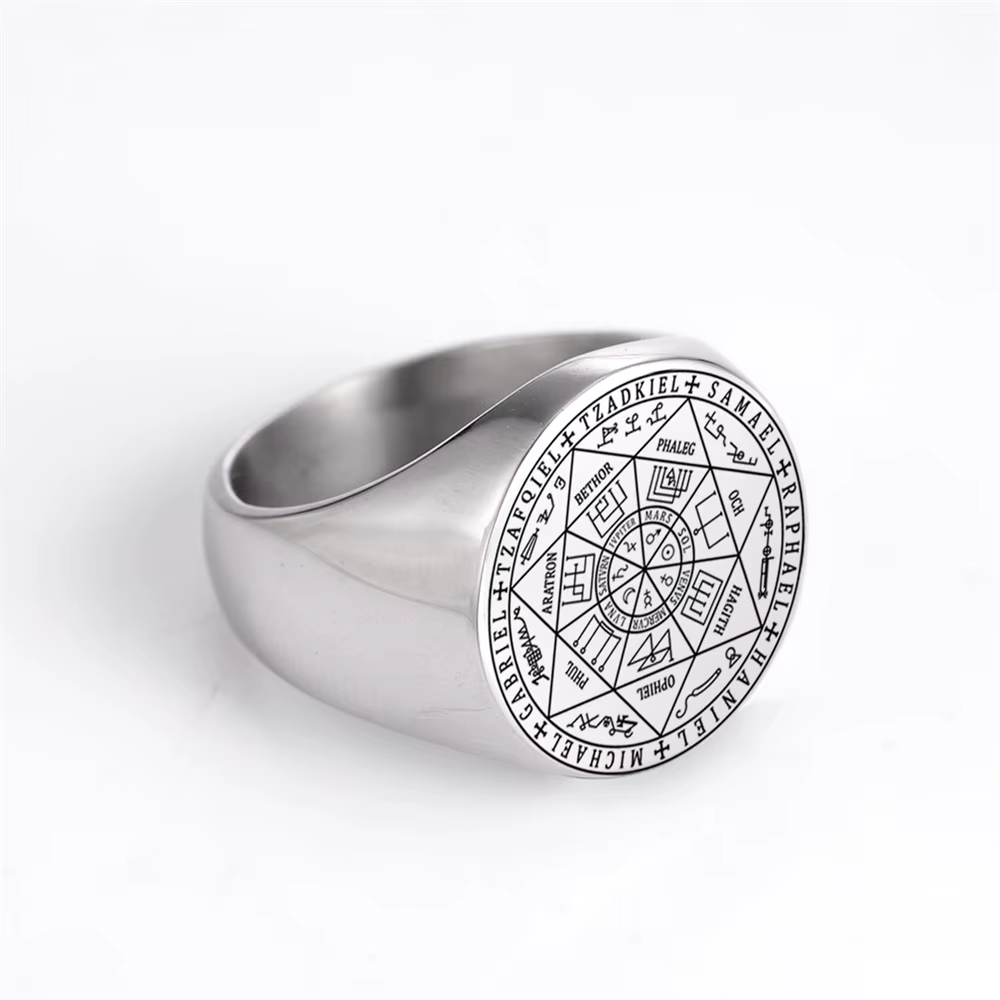 Bague Sceau des 7 Archanges ref argent