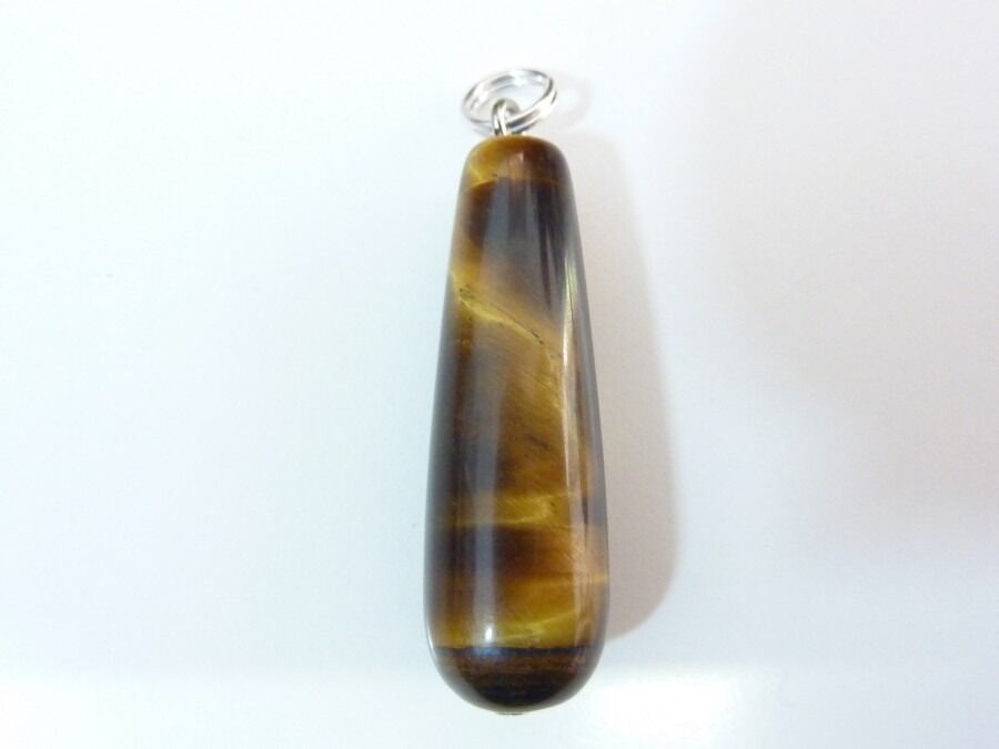 PENDENTIF PROTECTION OEIL DE TIGRE 3 CM X 1 CM