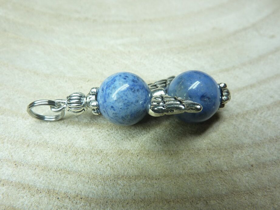 Pendentif Dumortiérite ange 10 mm