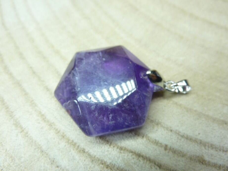 Pendentif Améthyste sceau de Salomon