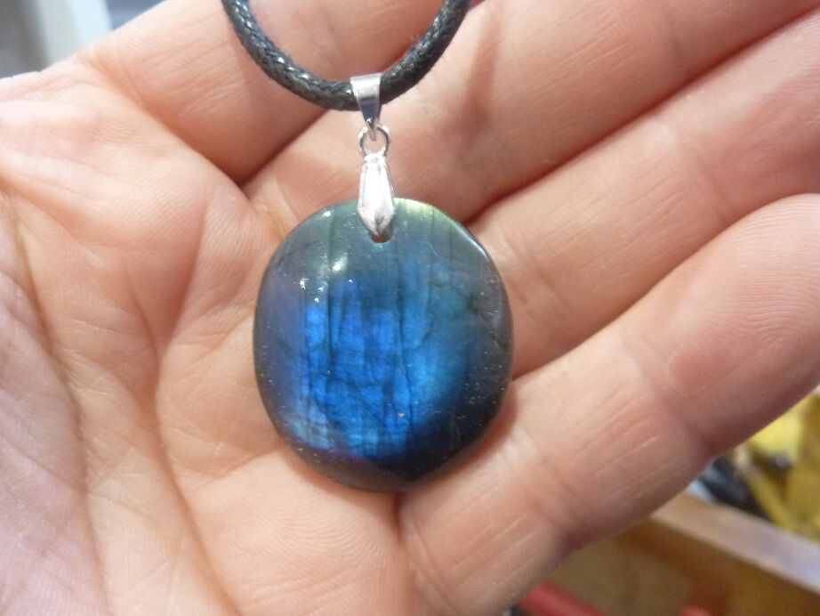 Collier pendentif Labradorite GG A05