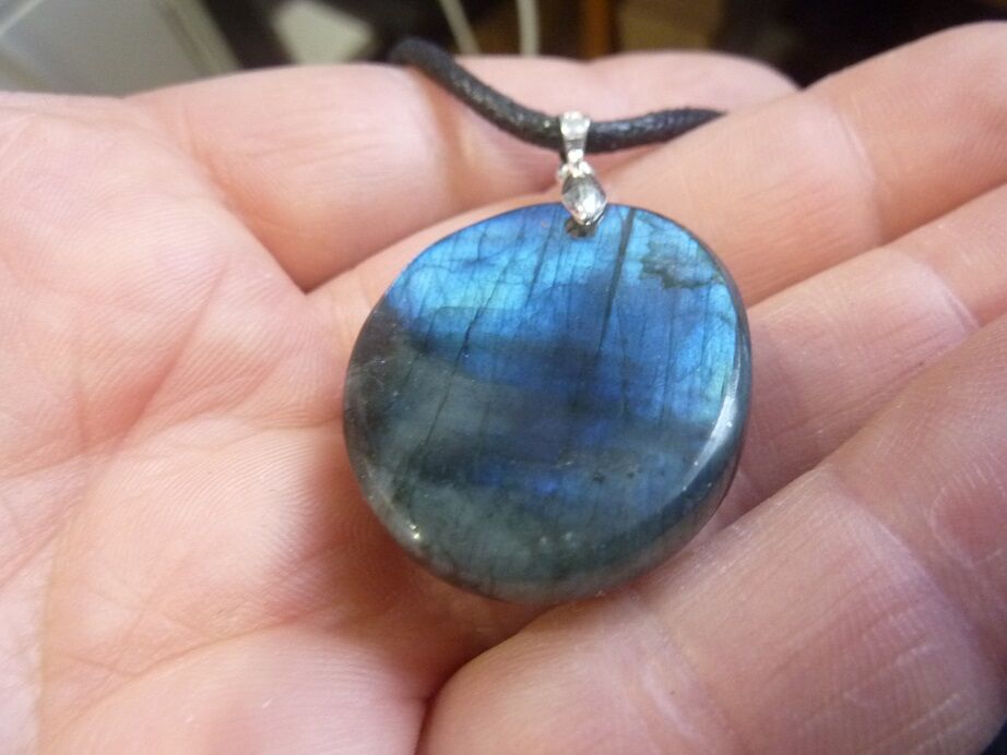 Collier pendentif Labradorite argent 925 GG A05 – Image 3