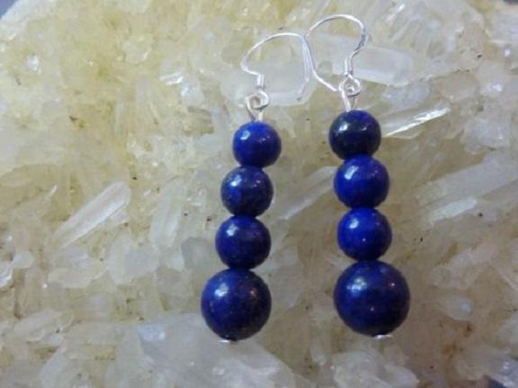 Boucles d'oreilles lapis lazuli