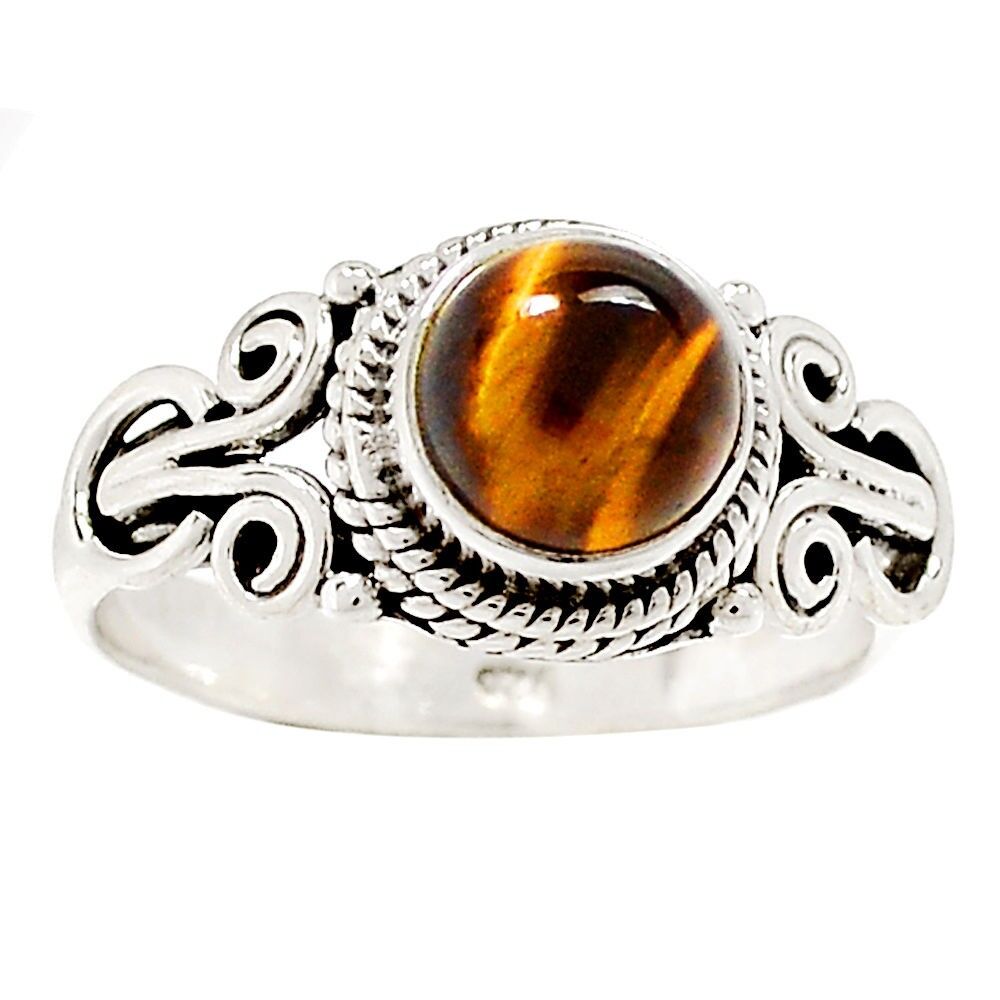 BAGUE OEIL DE TIGRE TAILLE 55 1/4 ref 8129