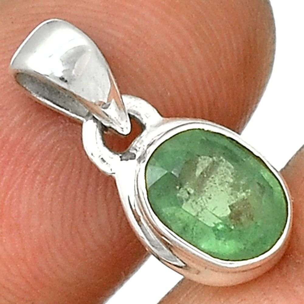 PENDENTIF CYANITE DISTHENE gemme Monture argent 925 ref 5312