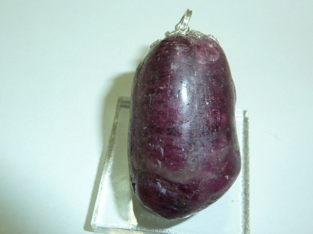 PENDENTIF TOURMALINE ROSE RUBELLITE 23 GR RARE ref 6476
