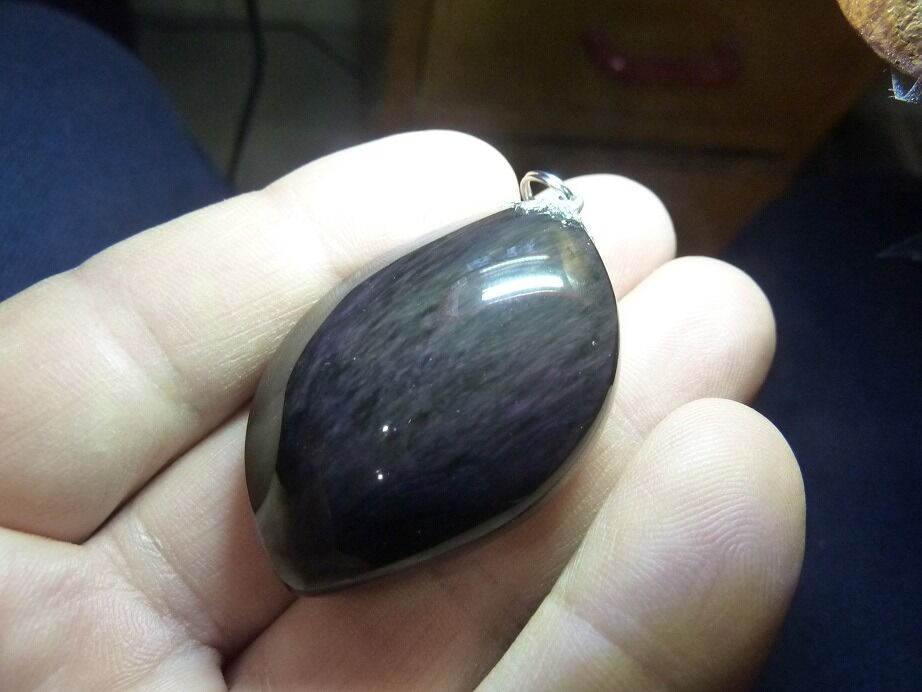 Pendentif Obsidienne mentogochol rare ref 2806