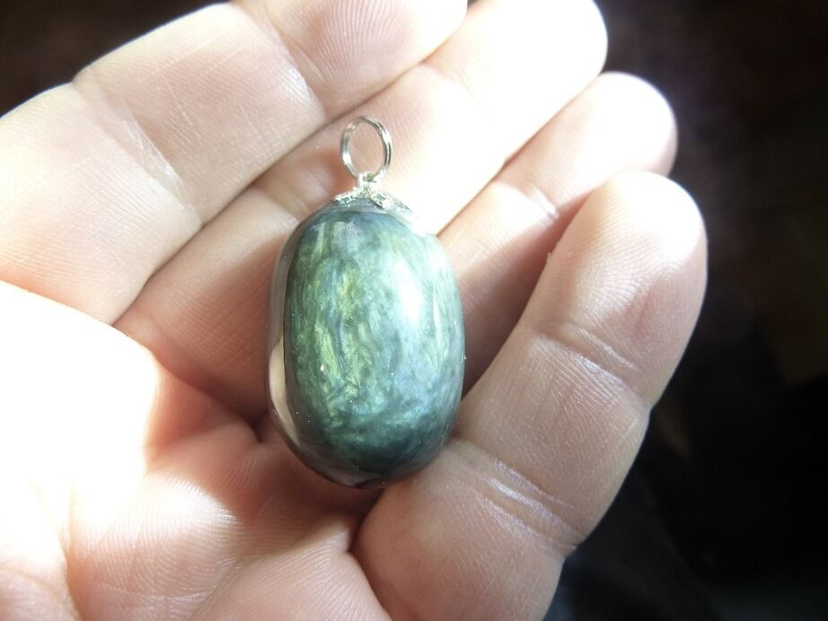 Pendentif Obsidienne mentogochol rare ref 6207